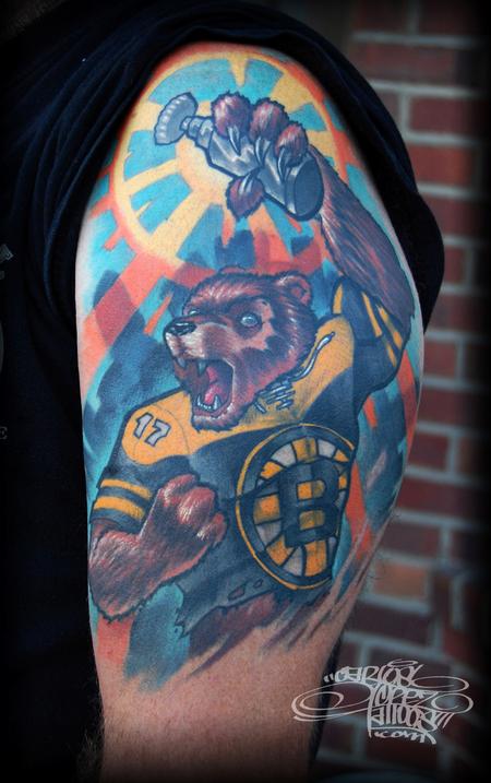 Carlos Lopez - boston bruins bear!